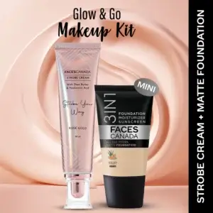 rose glow makeup kit for women (combo pack of 2)